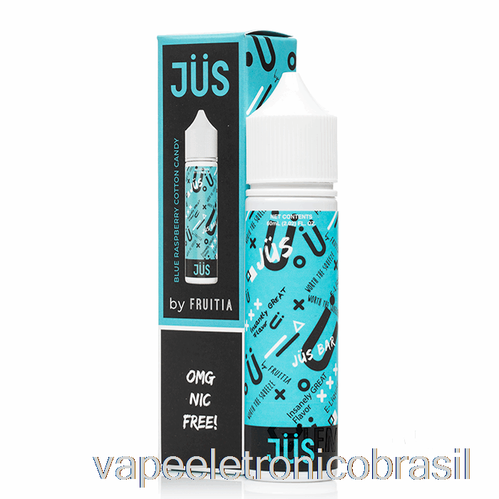 Vape Vaporesso Algodão Doce Framboesa Azul - Jus E-líquido - 60ml 6mg